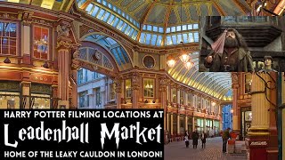 Leadenhall Market where Harry Potter filmed  4K  London  Telugu [upl. by Amalea]