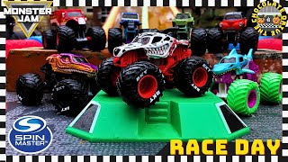 SPIN MASTER MONSTER JAM The Champ VS Challengers Can Monster Mutt Dalmatian Defend Their Title [upl. by Enillebyam]