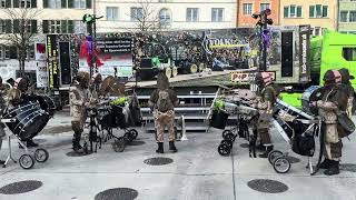 Linthböllä Glarus  Einmarsch  Fasnacht Schaffhausen 2024 [upl. by Busch]