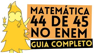 Como ir MUITO Bem em Matemática no Enem [upl. by Nole]