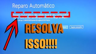 O REPARO AUTOMÁTICO NÃO PÔDE REPARAR SEU COMPUTADOR [upl. by Nolyaw27]