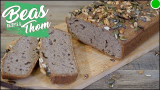 Buchweizenbrot Rezept – Ohne Mehl  Glutenfreies Brot backen [upl. by Deanna965]