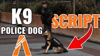 How to install a Police K9 Dog script into a FiveM Server  Free 2024 [upl. by Drabeck]