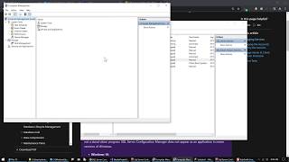 Fix Missing SQL Server Configuration Manager  Tech Support Whale [upl. by Valerye]
