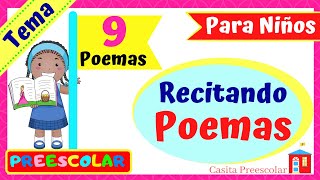 POEMAS Para Niños Aprendeencasa [upl. by Ronald]