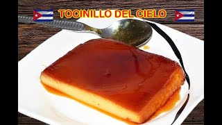 Tocinillo del Cielo Receta CubanaTocino del Cielo [upl. by Diana]