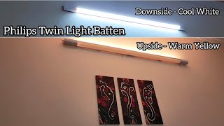 Philips Twinglow 20W LED Tubelight Batten  Features Testing amp Installation ⚡⚡ [upl. by Leroj]