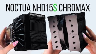 NOCTUA NHD15S CHROMAX BLACK 😱 SIGUE SIENDO EL quotCALIDADPRECIOquot AUN EN 2024 [upl. by Ecinnaj]