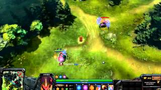 Dota 2 Invoker Meteor Combo Tutorial [upl. by Inoj]