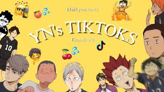 📱Kiyoko and Yachi exposing yns tiktoks🤠💥 Haikyuu x yn💝 Haikyuu groupchat🥳 [upl. by Ronnholm]