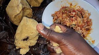 THE ULTIMATE GHANAIN EGG STEW YOU MUST TRY WITH FANTE KENKEY [upl. by Dajma]