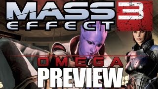 Mass Effect 3 Omega Gameplay Preview  First Female Turian Nyreen  ME3 DLC Omega [upl. by Jann]