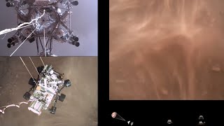 Perseverance Rover’s Descent and Touchdown on Mars Official NASA Video [upl. by Asserat]