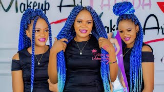 Jinsi ya kusuka NYWELE mpya ya TWINKLE BRAIDS  Jumbo Twist for beginners friendly [upl. by Lorsung]