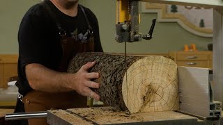 Logs to Lumber on a Bandsaw [upl. by Arriaes]