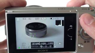 Sony NEX5 menu system [upl. by Gertruda]