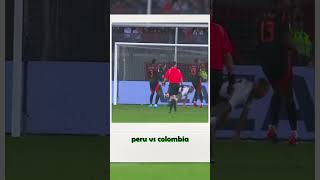 peru vs colombia shorts highlight football shorts [upl. by Aelsel]