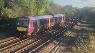 Trains at Duffield Midland mainlineCross countryDerwent VALLEY route [upl. by Ahtenak]