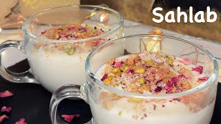 How to make MIDDLE EASTERN DESSERT SAHLAB Sa7lab [upl. by Oj500]