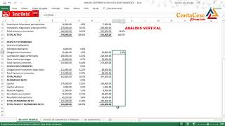 Métodos de Análisis Vertical y Horizontal Interpretación  Estados Financieros  Francesc Silva [upl. by Cristen]