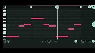 Fl studio mobile 2023 Making amapiano like kabza de small beginners [upl. by Claudelle]