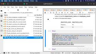 Session 1  Data Engineering Essentials  Review SQL and Python Assessments [upl. by Wertz196]