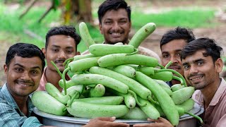 BOTTLE GOURD  Dudhi Nu Shaak  Unique Bottle Gourd Recipe  Village Rasoi [upl. by Calisa]