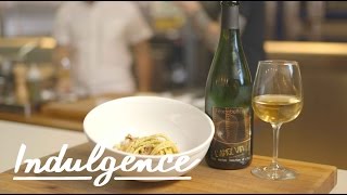 Cooking Carbonara with Carlo Mirarchi and Pairing It with a Funky Natural Wine [upl. by Arriat]