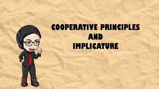 Linguistics for Dumb Me  Pragmatics Cooperative Principles and Implicature [upl. by Timus600]