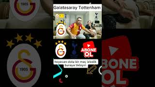 Galatasaray Tottenham maçını izledik ♥️🧡 [upl. by Nylanaj]