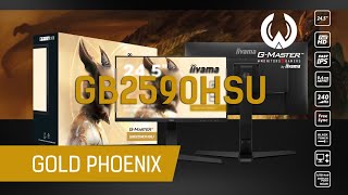 Control the game with the 240Hz iiyama GMaster GB2590HSU Gold Phoenix [upl. by Eserehc]