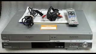 Panasonic DMR ES40V DVD Recorder VHS VCR Recorder Combo [upl. by Landing]