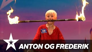 Anton og Frederik I Danmark har talent 2018 I Audition 2 [upl. by Aliab]