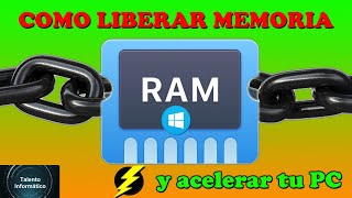 Como limpiar LIBERAR MEMORIA RAM en Windows 10 sin programas y ACELERAR optimizar el PC al máximo [upl. by Kling]