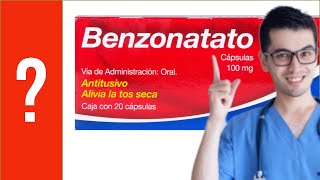 BENZONATATO Para que sirve tos antitusivo 💊 Dosis y Como Se toma [upl. by Pudens]