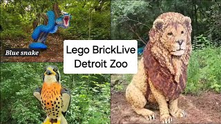 Lego BrickLive at Detroit Zoo 2023  Amazing Lego structures Michigan usa usatravel lego video [upl. by Egan]