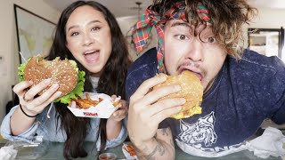 MUKBANG w Jc  RELATIONSHIP TALK  QampA [upl. by Llireva]