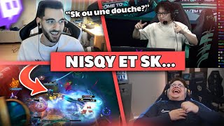 NISQY PRÉFÈRE SK OU UNE DOUCHE CHAUDE   Best Of LoL 808 Réactions [upl. by Fawn]