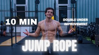 IMPROVE YOUR DOUBLE UNDER l JUMP ROPE WORKOUT  10 MIN WORKOUT [upl. by Margy]