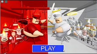 DEMON VS ANGEL Barrys Prison Run Full Game roblox obby [upl. by Drallim]