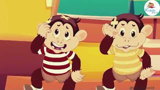 Monkeys Jumping on the Bed  Fun Poem amp Playtime Adventure [upl. by Eednam148]