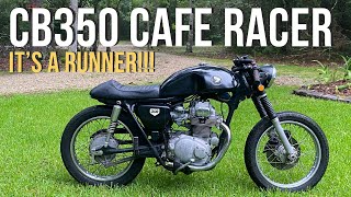 1972 Honda CB350 Cafe Racer Finally its a runner [upl. by Phylis886]