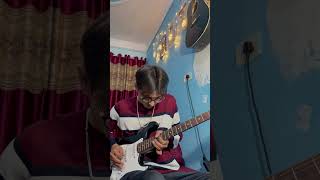 Tere Bina  AR Rahman  Electric guitar cover shorts guitarcover terebina [upl. by Elda880]