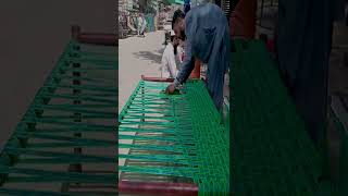 How to Make Amazing Rope Bed Charpai  Charpoy – Khatiya – Khatlo – Manji Shorts [upl. by Henarat]