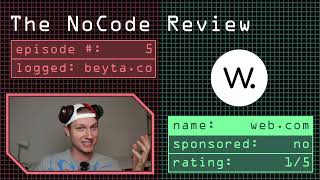 Webcom  The NoCode Review  Episode 5 [upl. by Wycoff816]