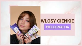 Pielęgnacja WŁOSÓW cienkich rzadkich i niskoporowatych 🙆‍♀ Cocolitapl [upl. by Bonnee95]