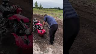 Fourwheel drive rearrotating cultivatorfarmer agriculture [upl. by Demha86]