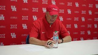 Postgame Press Conference Head Coach Willie Fritz at Arizona [upl. by Hahseram]