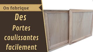 Comment faire des portes coulissantes facilement [upl. by Eednac492]