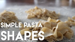 Simple Pasta Shapes [upl. by Rialb592]